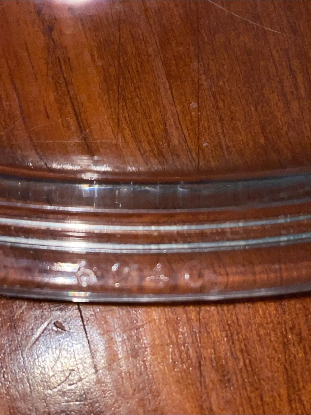 Vintage Corning Pyrex 624-C Clear Glass Replacement Lid 8.25